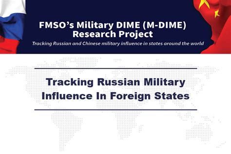 FMSO: Military DIME (M-DIME) Research Project: Tracking Russian Military Influence In Foreign ...