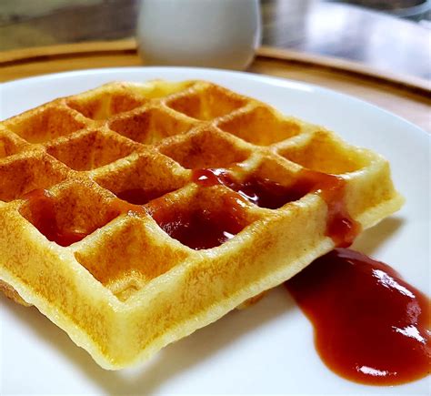 waffles de pão de queijo