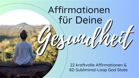 Affirmationen Gesundheit Affirmation Manifestiere Einen Gesunden