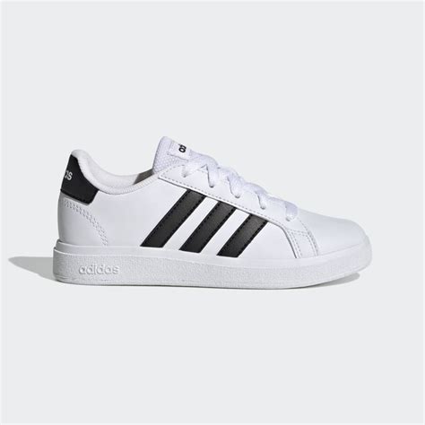 Shoes - Grand Court Lifestyle Tennis Lace-Up Shoes - White | adidas ...