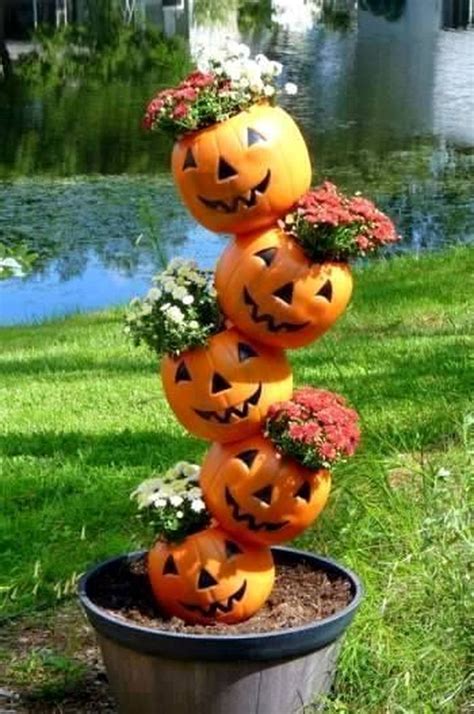 Lovely Outdoor Fall Decor Ideas Searchomee Fall Halloween Decor