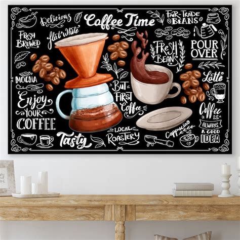 Coffee Shop Wall Art - Etsy