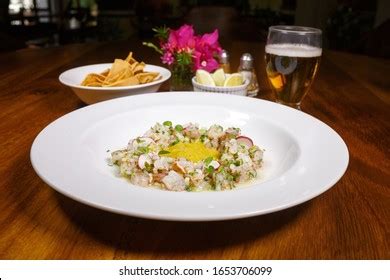 Plate Shrimp Aguachile Green Sauce Stock Photo 1653706105 | Shutterstock