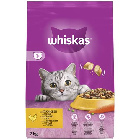 7kg Whiskas 1 Adult Complete Dry Cat Food Chicken Bulk Pack Cat Biscuits 5900951259227 Ebay