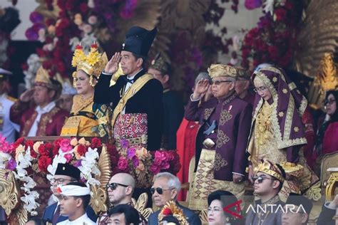 Ibu Negara Iriana Kenakan Baju Adat Bali Saat Hadiri HUT RI ANTARA