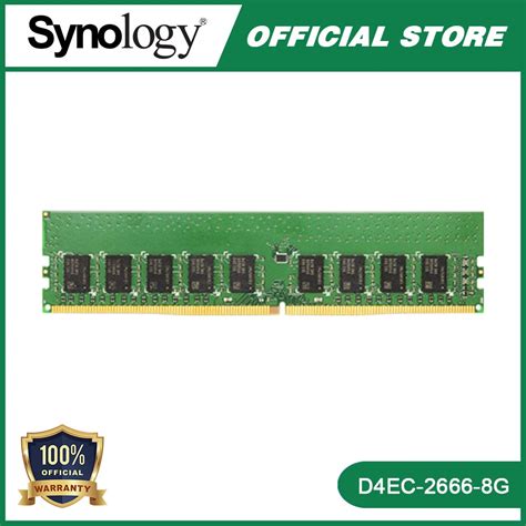 8GB DDR4-2666 ECC UDIMM FOR SYNOLOGY STORAGE SYSTEMS (D4EC-2666-8G-AX)