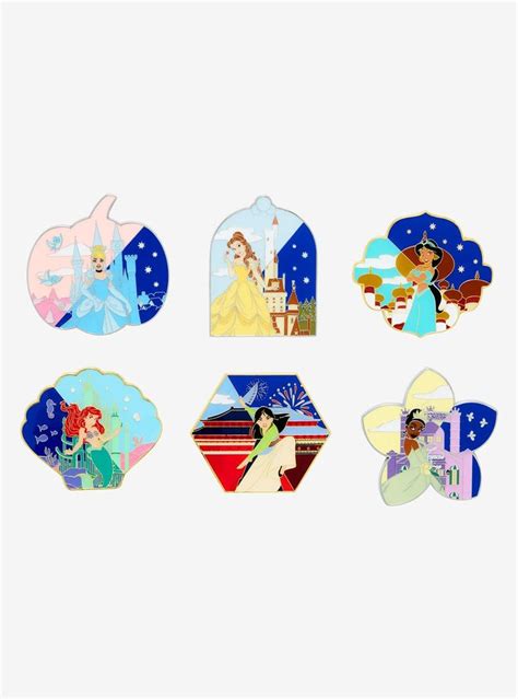 Loungefly Disney Princess Day And Night Blind Box Enamel Pin Boxlunch