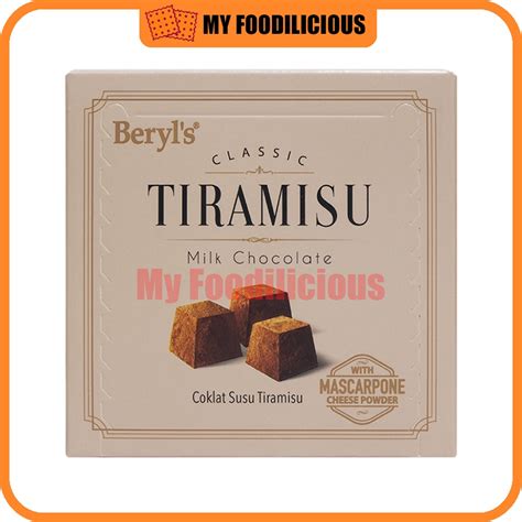 Beryl S Tiramisu Chocolate With Mascarpone Cheese Powder 65g Almond