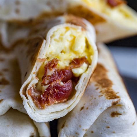 Bacon and Egg Breakfast Wrap | Recipe Cart