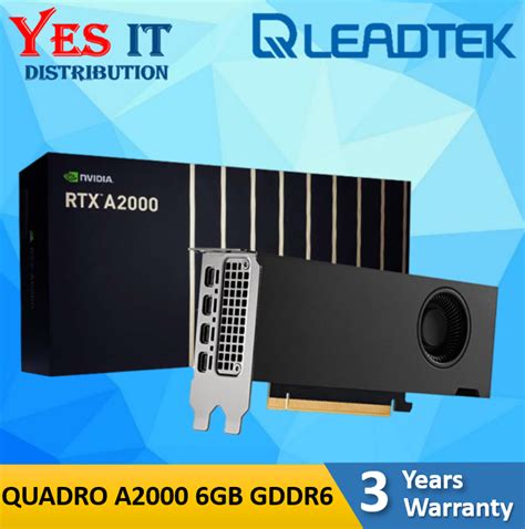 Leadtek Nvidia Quadro T400 T600 T1000 4gb 8gb A2000 6gb 12gb A4000 Gddr6 128bit