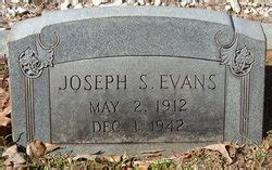 Joseph Samuel Evans Find A Grave Gedenkplek