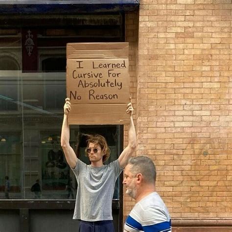 30 Must See Hilarious Images Of Dude With Sign Artofit