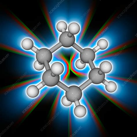 Cyclohexane Organic Compound Molecule Stock Image F0170296