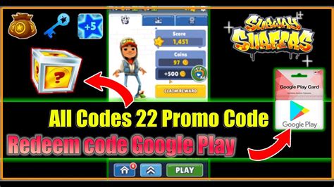 Subway Surfers Promo Code 2022 All Codes Redeem Code Google Play