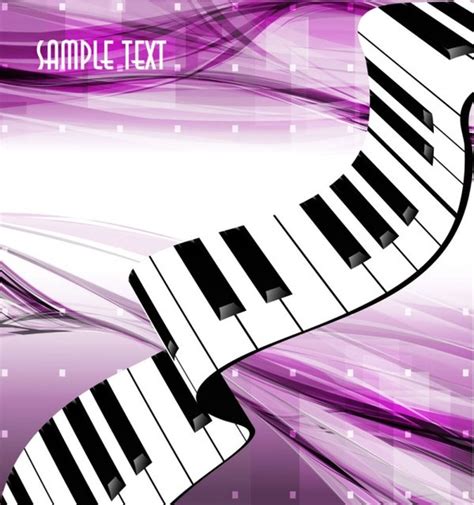 Piano Keyboard Swirl Free Vector Download 4676 Free Vector For