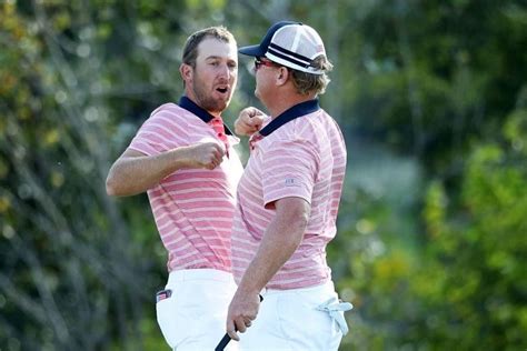 Golf Us Thwart Internationals Presidents Cup Fightback The Straits Times