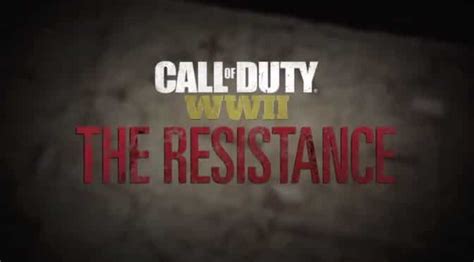 Call Of Duty Wwii The Resistance Dlc Ab Sofort Auf Pc Und Xbox