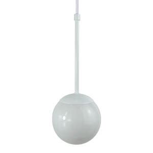 Pendente Globo Esfera De Vidro 12cm BRANCO Vidro Branco Leroy Merlin