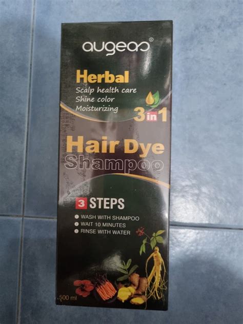 AUGEAS 3 In 1 Herbal Hair Dye Shampoo Beauty Personal Care Hair On