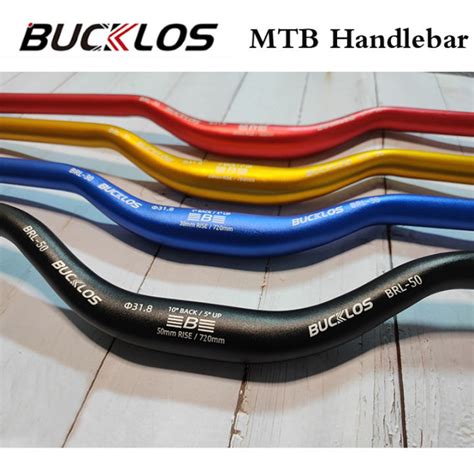 BUCKLOS 31 8mm Riser Handlebar 720 780mm 30 50mm Rise MTB BMX Aluminum