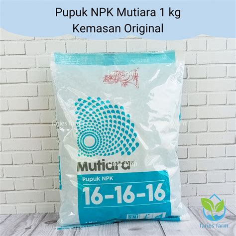 Jual Pupuk Npk Mutiara Meroke Kg Kemasan Original Pabrik