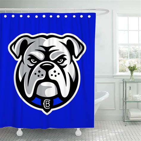 georgia bulldogs shower curtain 3