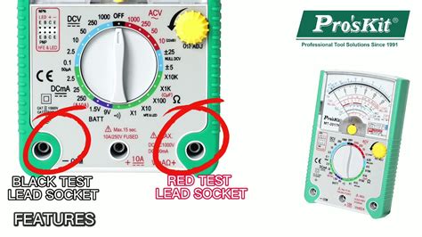 Pro Skit Mt N Protective Function Analog Multimeter Know How Youtube