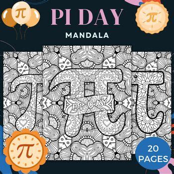 Printable Pi Day Mandala Coloring Pages Sheets Fun March April