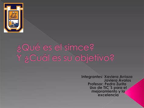 Qué es el simce y Cuál es su objetivo PPT