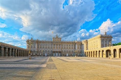 Premium Photo Royal Palace In Madrid Palacio Real De Madrid And Armory Squar