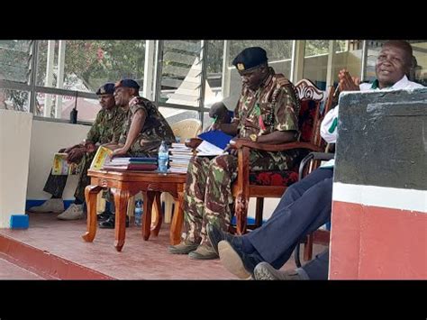 Watch How Kenya Navy Band Entertained Deputy Commissioner Nakuru East