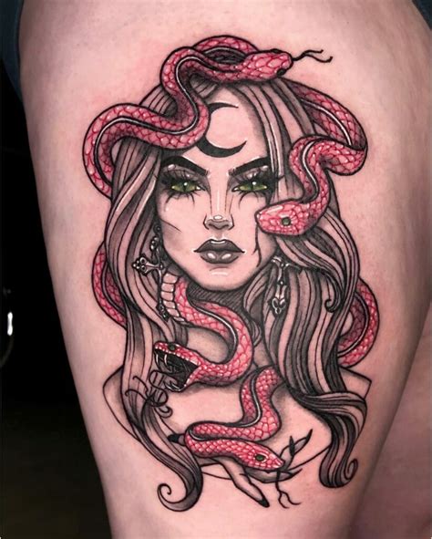 Best Medusa Thigh Tattoo Ideas That Will Blow Your Mind