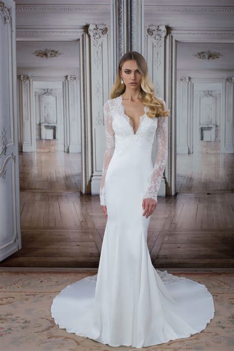 Love By Pnina Tornai Simple Sheath Wedding Dress Pnina