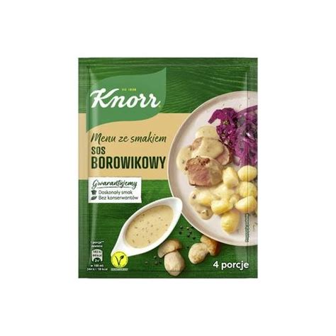 Knorr Menu Ze Smakiem Sos Sos Borowikowy 37g X 22 Knorr Sklep EMPIK