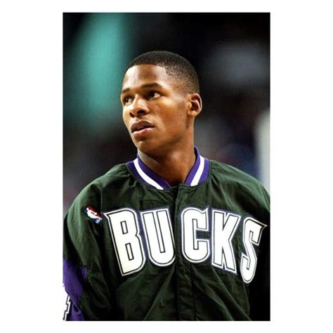 rareHoops👌🏀 on Instagram: “Rookie Ray Allen. (1996)” | Ray allen bucks ...