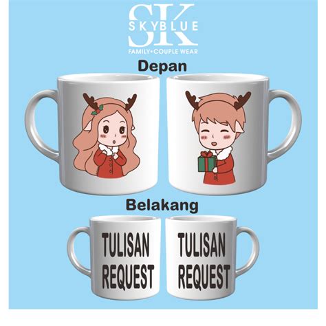 Jual Gelas Couple Mug Couple Gelas Atau Mug Custom Gelas Couple