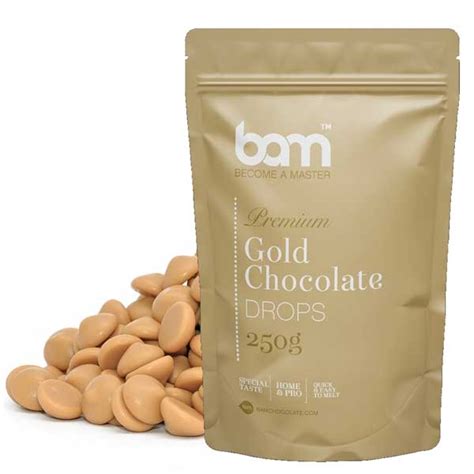 BAM Gold bela čokolada s karamelo 250 g PEKI Spletna trgovina