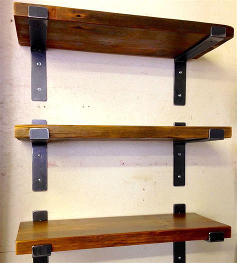 Prateleira Rustica Em Ferro E Madeira Shelves Reclaimed Wood Shelves