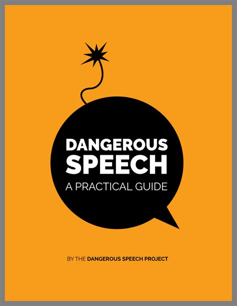 PDF Dangerous Speech A Practical Guide