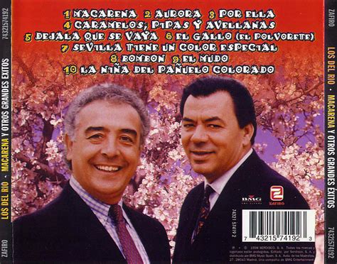 Car Tula Trasera De Los Del Rio Macarena Y Otros Grandes Exitos Portada