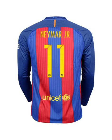 Camiseta 1ª FC Barcelona 2016 2017 Neymar JR Stadium Manga Larga