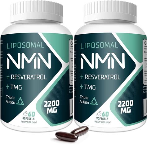 Liposomal Nmn Trans Resveratrol Tmg Supplements Pack Amazon Ca