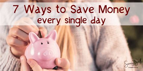 7 Ways To Save Money Every Single Day Living Bite Sized