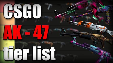 RANKING ALL AK 47 SKINS IN CS Tier List YouTube