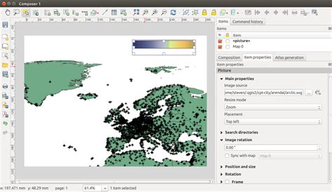 Using Continuous Color Band For Raster Legend In Qgis Composer Legend