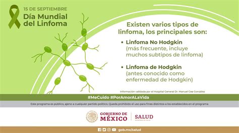 SALUD México on Twitter 15 de septiembre I Día Mundial del Linfoma