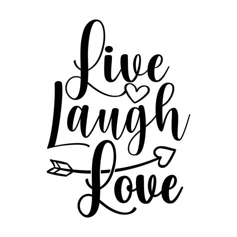 Live Laugh Love Awesome Illustration Vector Art At Vecteezy