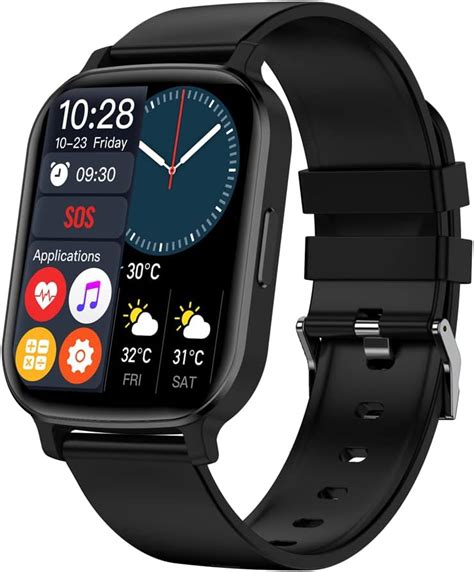 SANZEN Smartwatches Mit Telefonfunktion 1 83 Touchscreen Fitness