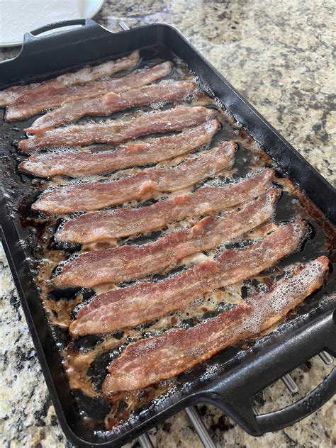 Sunday Morning Bacon On The Lodge Cast Iron Baking Sheet Rcastironbaking