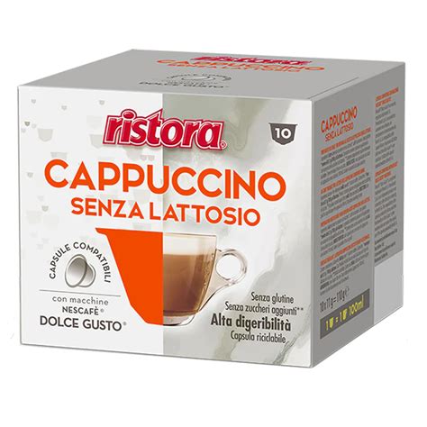 Capsule Ristora Cappuccino Senza Lattosio Compatibili Nescafe Dolce